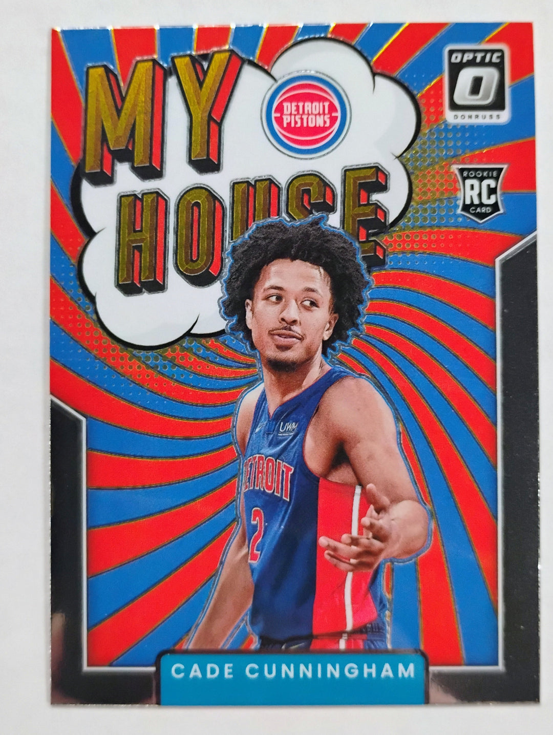 2021-22 Donruss Optic Cade Cunningham My House Rookie Insert #16