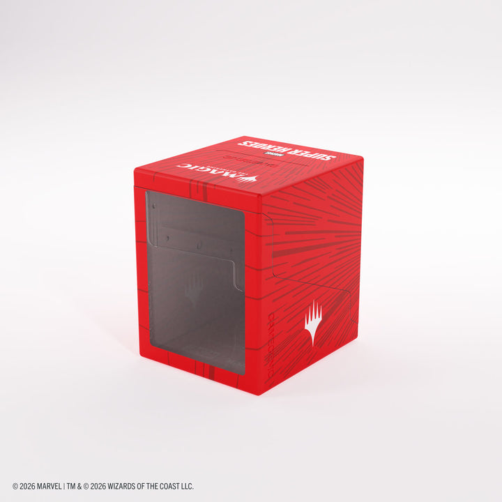 Magic: The Gathering: Marvel Super Heroes: Bastion 100+ XL Deck Box - Comic Burst Red
