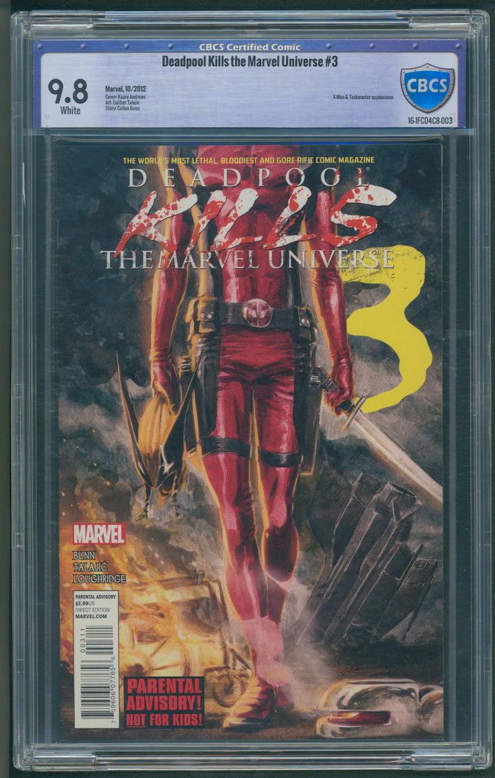 Deadpool Kills the Marvel Universe #3 CBCS 9.8