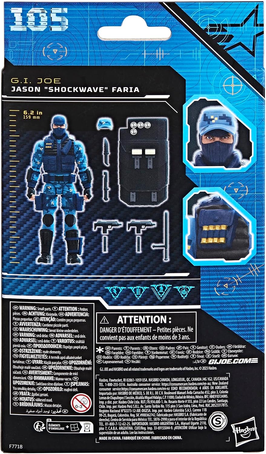 G.I. Joe Classified Series #105 Jason "Shockwave" Faria Figure