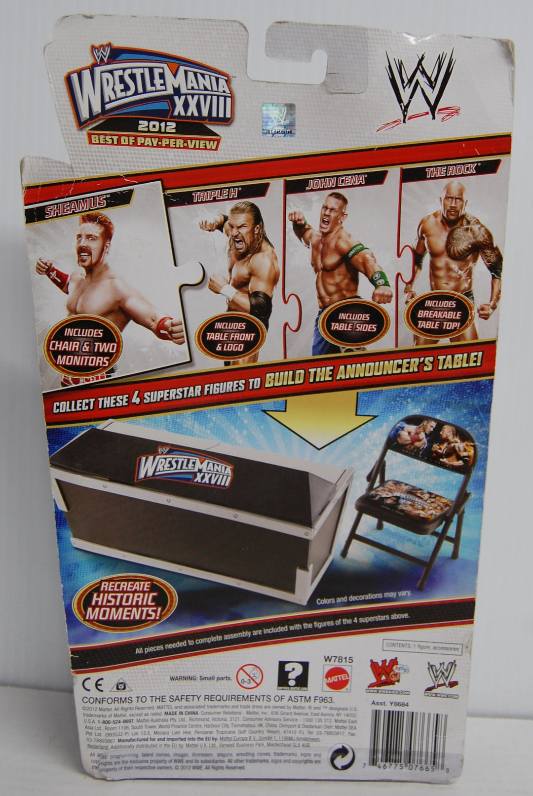 WWE Wrestlemania XXVIII Best of PPV 2012 Sheamus Figure TRU