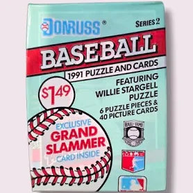 1991 Donruss Baseball Series 2 Cello Pack