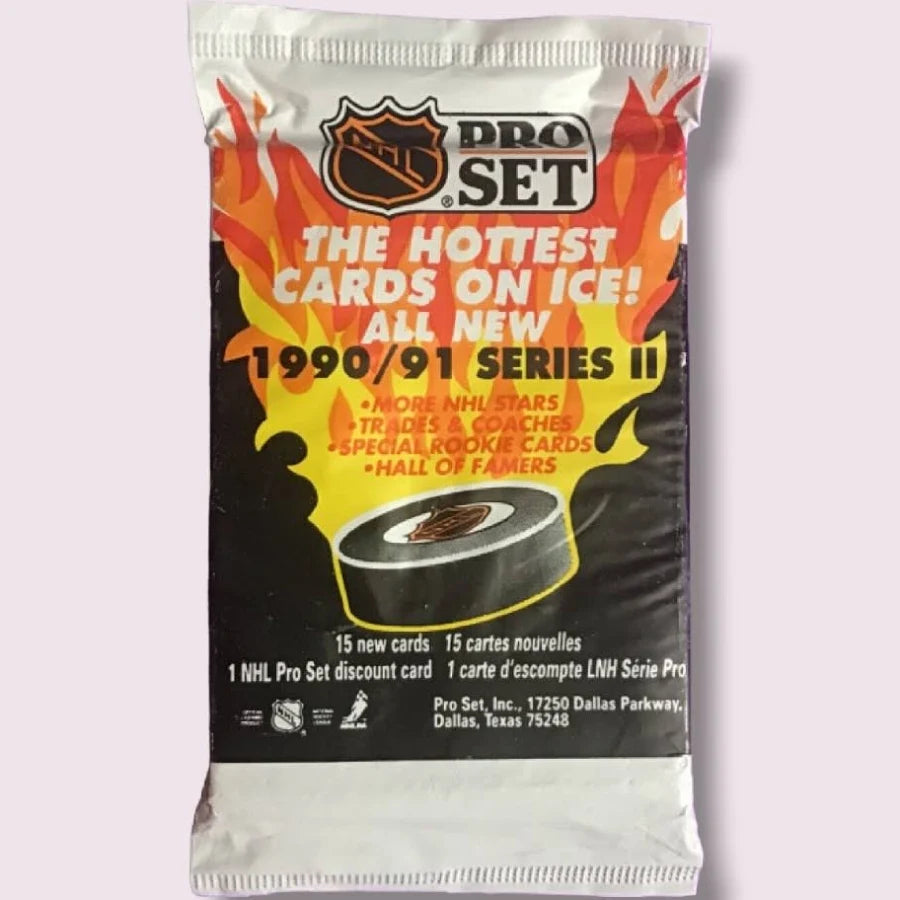 1990-91 Pro Set Hockey Series II Sealed Pack