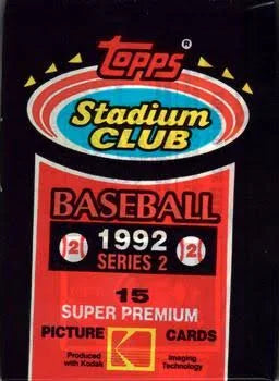 1992 Topps Stadium Club Baseball Series 2 Sealed Pack