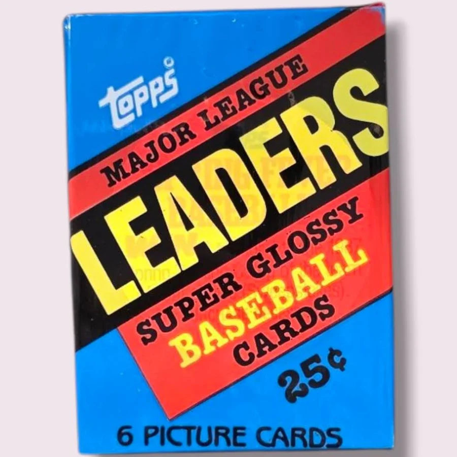 1986 Topps Leaders Baseball Sealed Wax Pack