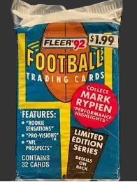 1992 Fleer Football Jumbo Pack