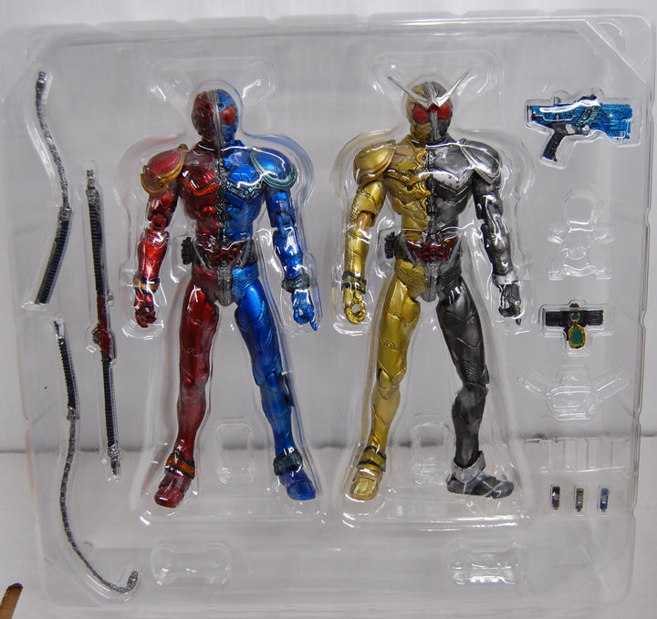 Bandai SIC Vol. 58 Kamen Rider W - Heatmetal & Lunatrigger Incomplete