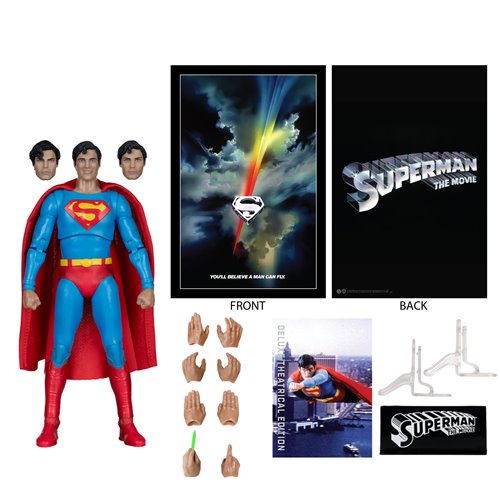 DC Multiverse Deluxe Theatrical Edition Wave 3 Superman: The Movie 1978 Superman 7-Inch Scale Action Figure