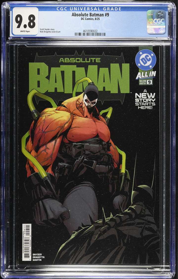 Absolute Batman #9 CGC 9.8