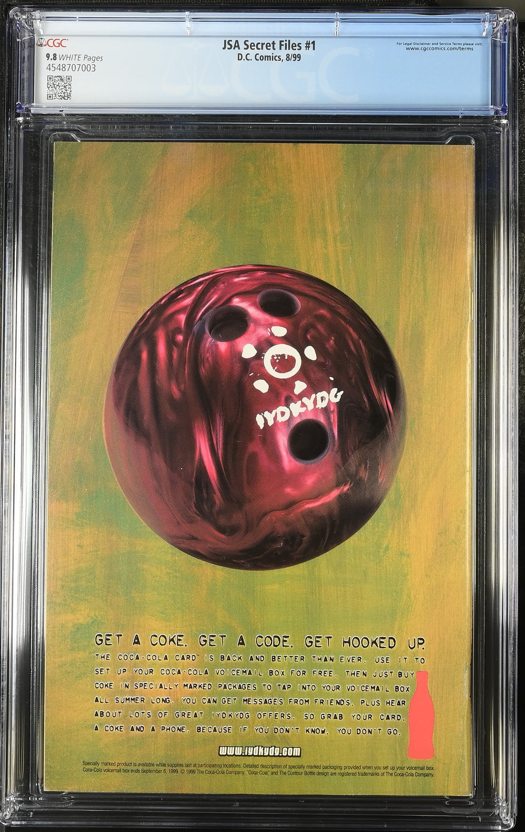 JSA Secret Files #1 CGC 9.8