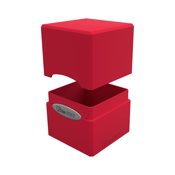Ultra Pro Deck Box: Satin Cube 100+ - Solid Red, Apple