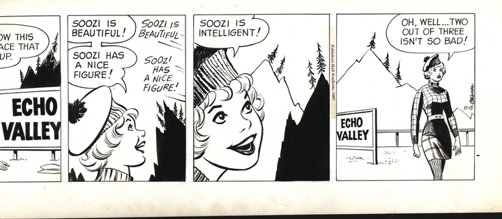 Soozi by Bob Oksner Strip (11/15/1967)