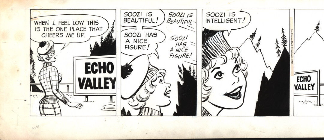 Soozi by Bob Oksner Strip (11/15/1967)