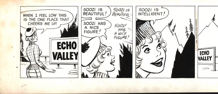 Soozi by Bob Oksner Strip (11/15/1967)