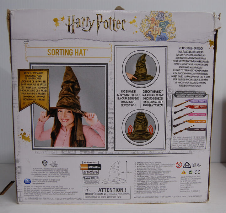 Wizarding World Harry Potter - Talking Sorting Hat 2021 *Box Wear* Working