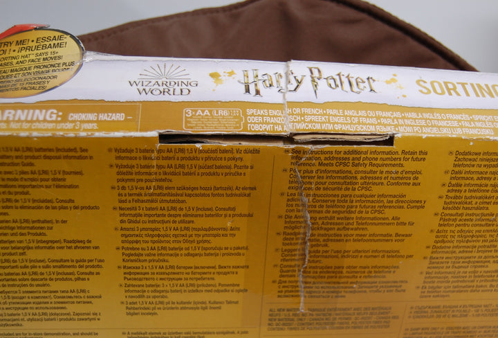 Wizarding World Harry Potter - Talking Sorting Hat 2021 *Box Wear* Working