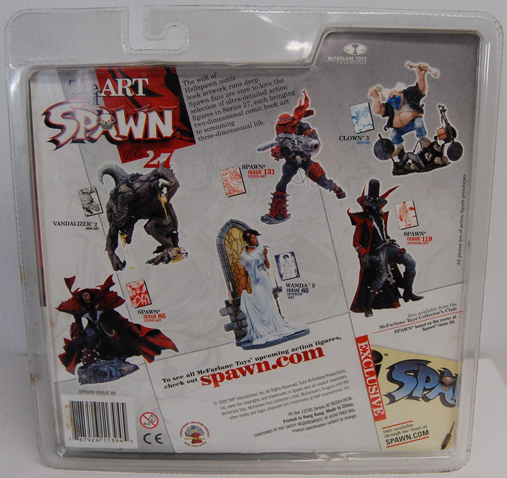 The Art Of Spawn Series 27 - Issue 85 Cover Art 6" Figure 2005 (Package Wear/ Crack)