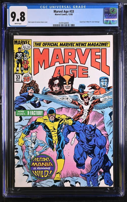 Marvel Age #33 CGC 9.8