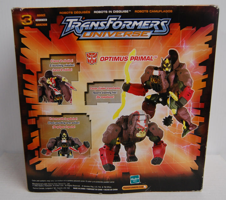 Transformers Universe - Optimus Primal 2003 Hasbro