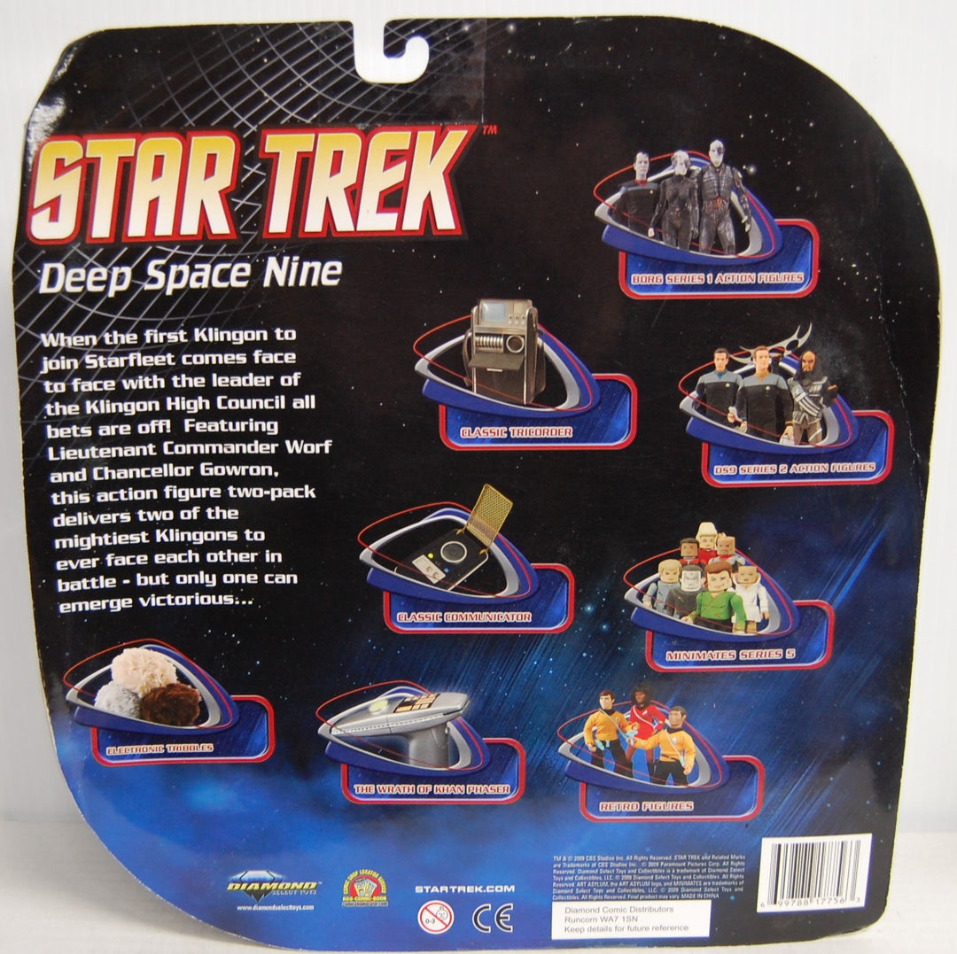 Star Trek: Deep Space Nine - Chancellor Gowron & Lieutenant Commander Worf 2pk