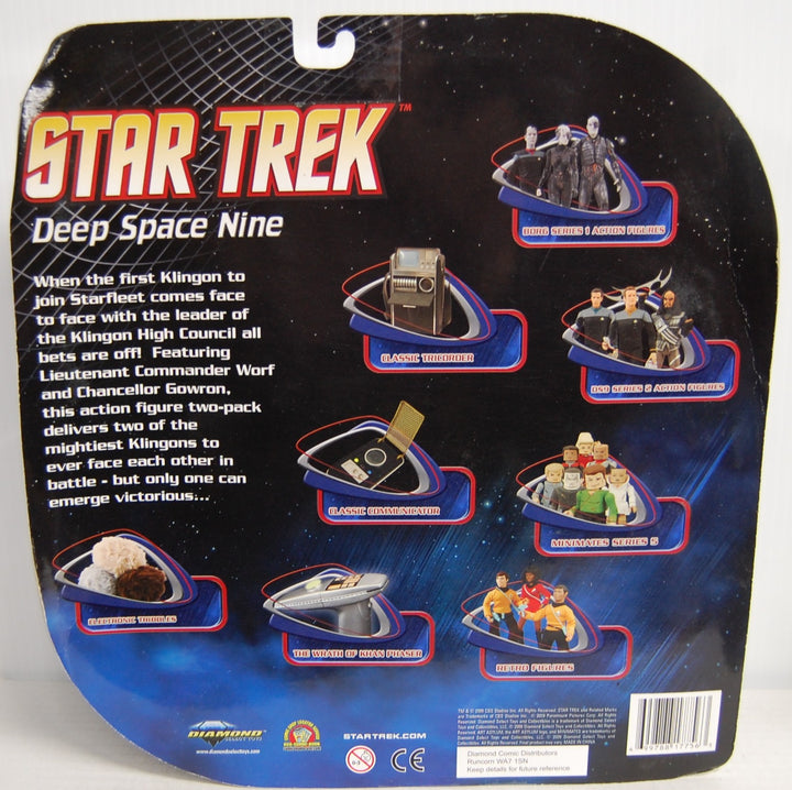 Star Trek: Deep Space Nine - Chancellor Gowron & Lieutenant Commander Worf 2pk