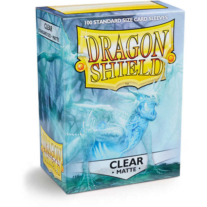 Dragon Shield Card Sleeves - Standard Matte: Clear (100 Ct)