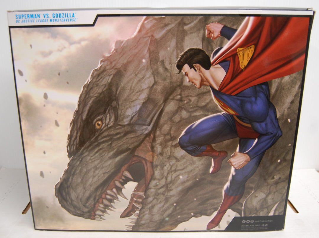 McFarlane DC Multiverse Superman vs. Godzilla - Monsterverse JLA 2025 New