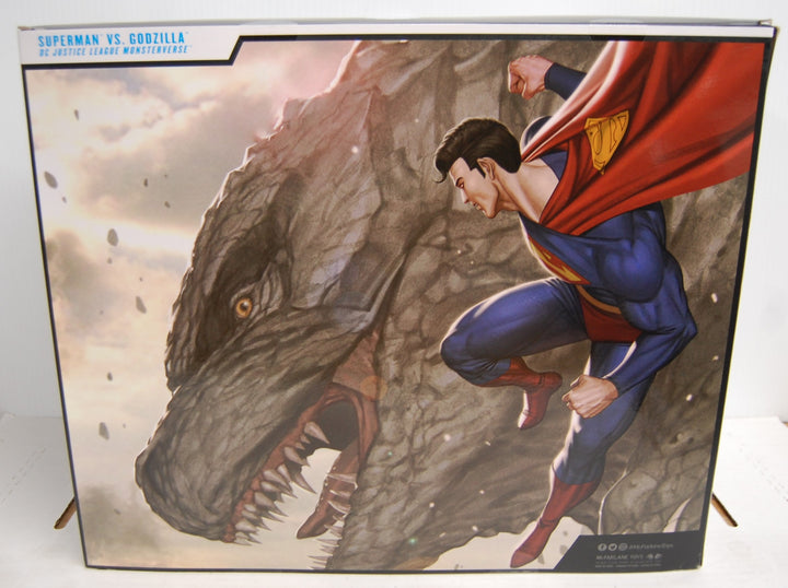 McFarlane DC Multiverse Superman vs. Godzilla - Monsterverse JLA 2025 New