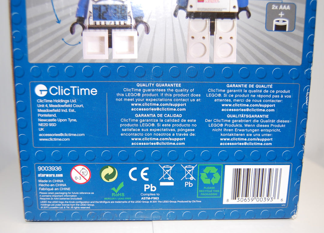 LEGO Star Wars  - Captain Rex Alarm Clock - 2011 ClicTime