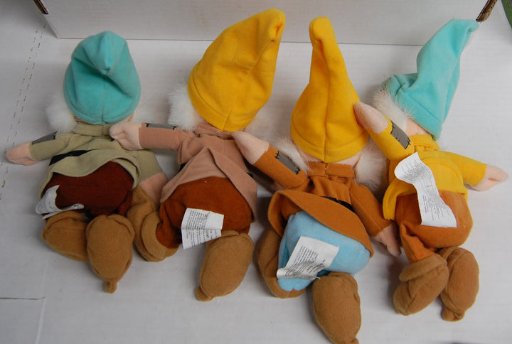 Lot of 7 - Disney Store Snow White Seven Dwarfs - Mini Bean Bag Plush