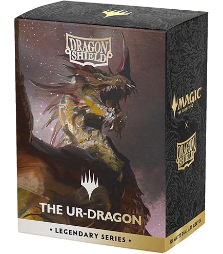 Dragon Shield Card Sleeves - Art: Magic the Gathering Landfall Series: The Ur-Dragon - Dual Matte