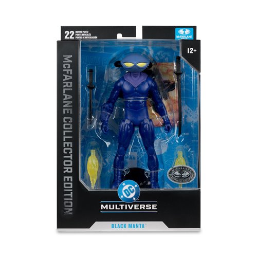 DC Multiverse McFarlane Collector Edition Wave 16 Purple Black Manta DC Classic #68 7-Inch Scale Platinum Edition Action Figure