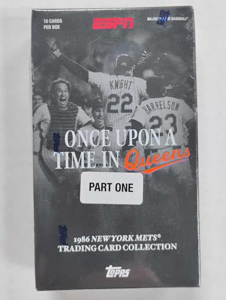 2021 Topps ESPN 1986 New Your Mets Once Upon A Time In Queens Part One Retail Box Sealed