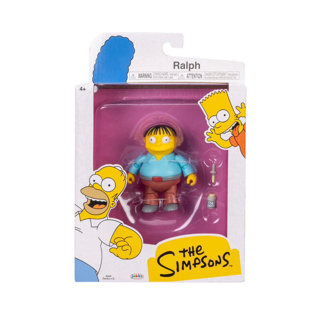 The Simpsons Wave 6  Ralph with Paste Jar 5in Figure