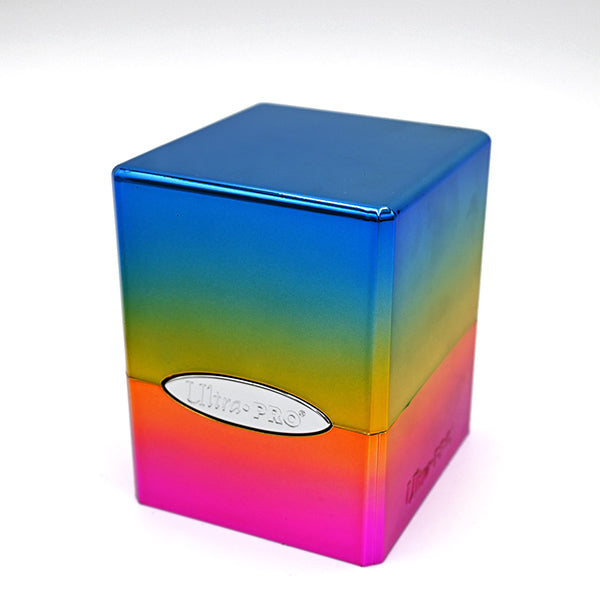 Ultra Pro Deck Box: Satin Cube 100+ - Rainbow