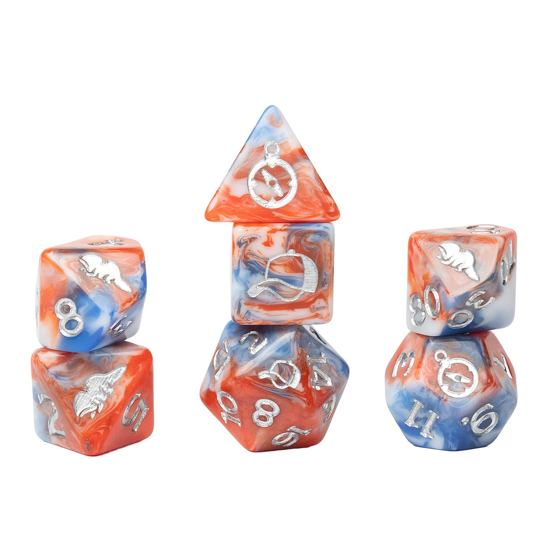 Sirius Dice: 7 Ct Stranger Things Adventure Dice - Dustin