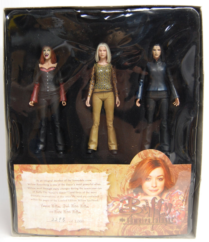 Buffy the Vampire Slayer 2004 Willow's Spellbook - 3pk Figures LE of 3000