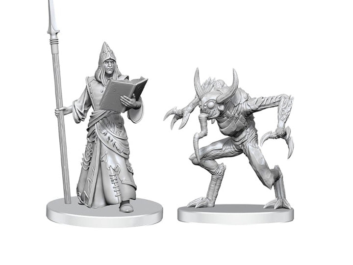 Pathfinder Battles: Unpainted Miniatures - Vloriak (Despoiler Demon) & Demonologist