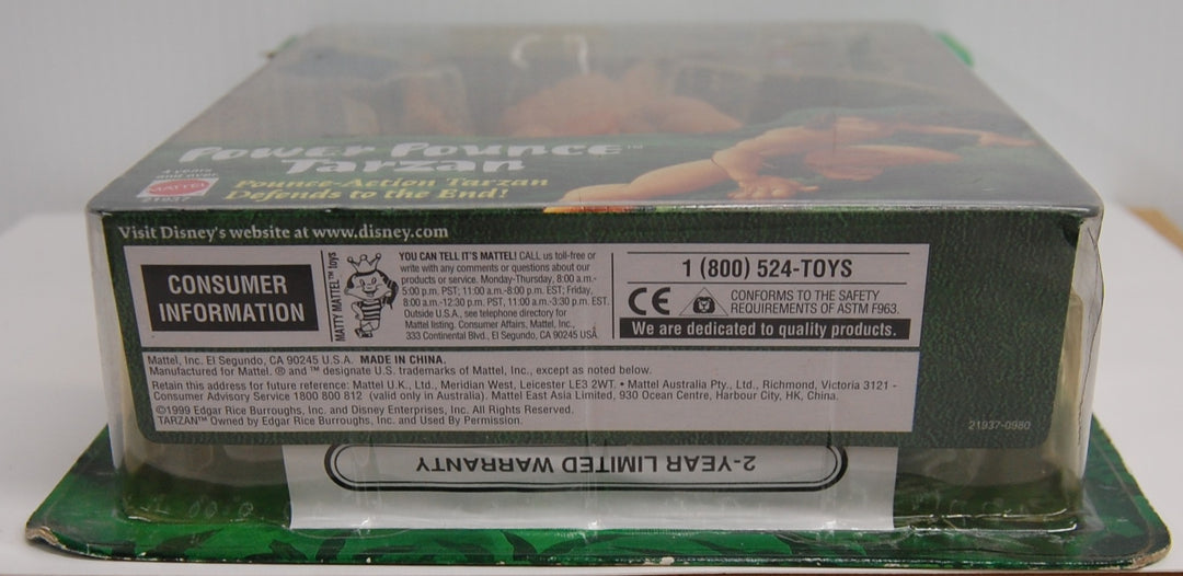 Disney's Tarzan - Power Pounce Tarzan Figure 1999 (Package Wear)