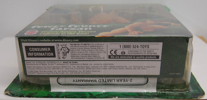 Disney's Tarzan - Power Pounce Tarzan Figure 1999 (Package Wear)