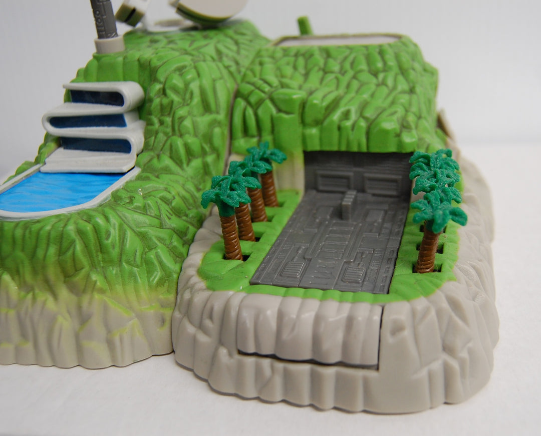 Thunderbirds Tracy Island Secret Base Mini Playset 5 Vehicles *Incomplete* 2004 Bandai