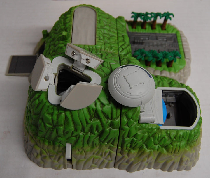Thunderbirds Tracy Island Secret Base Mini Playset 5 Vehicles *Incomplete* 2004 Bandai