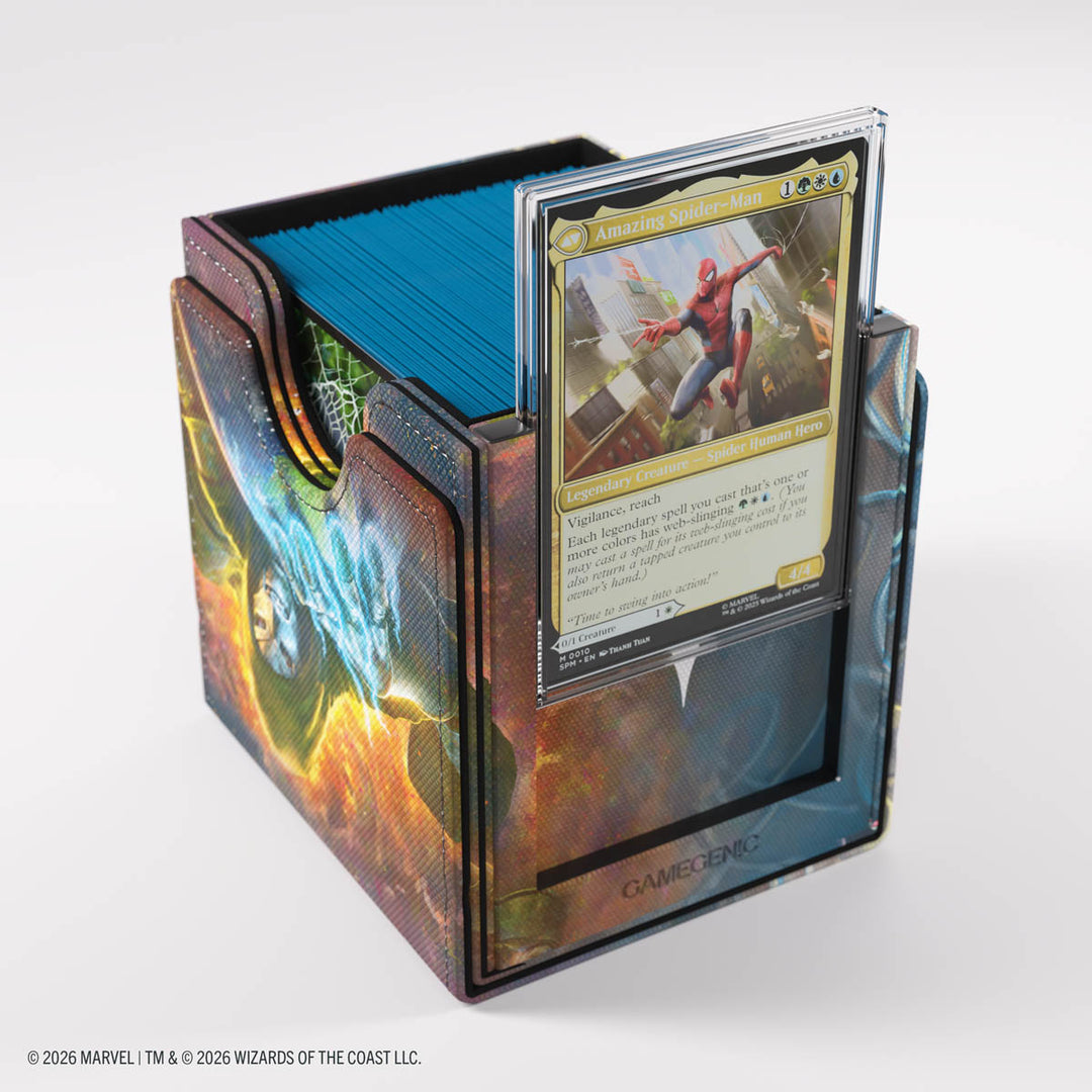 Magic: The Gathering: Marvel Super Heroes: Sidekick Pro 100+ XL Deck Box - Doom Reigns Supreme/Loki Laufeyson