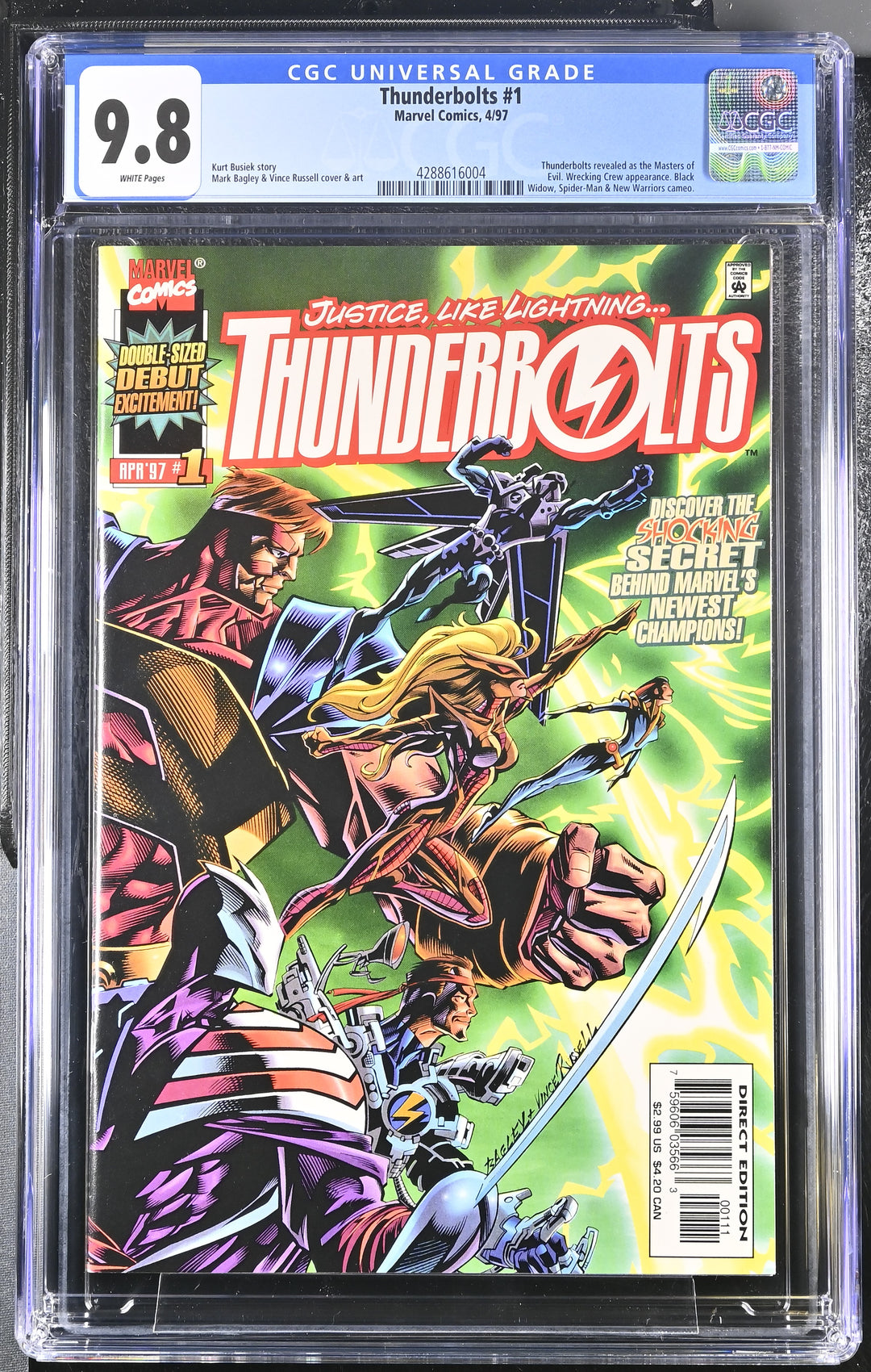 Thunderbolts #1 CGC 9.8