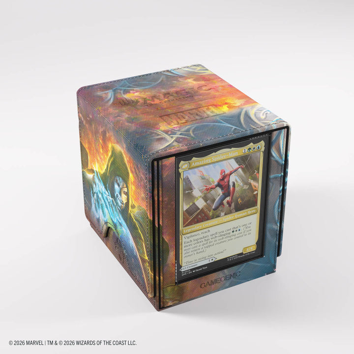 Magic: The Gathering: Marvel Super Heroes: Sidekick Pro 100+ XL Deck Box - Doom Reigns Supreme/Loki Laufeyson