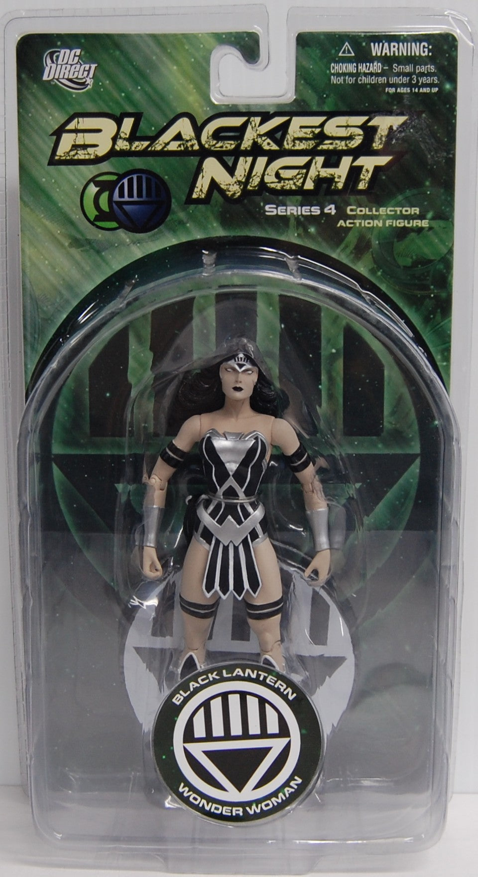 DC Direct Blackest Night (Series 4) Black Lantern - Wonder Woman Action Figure