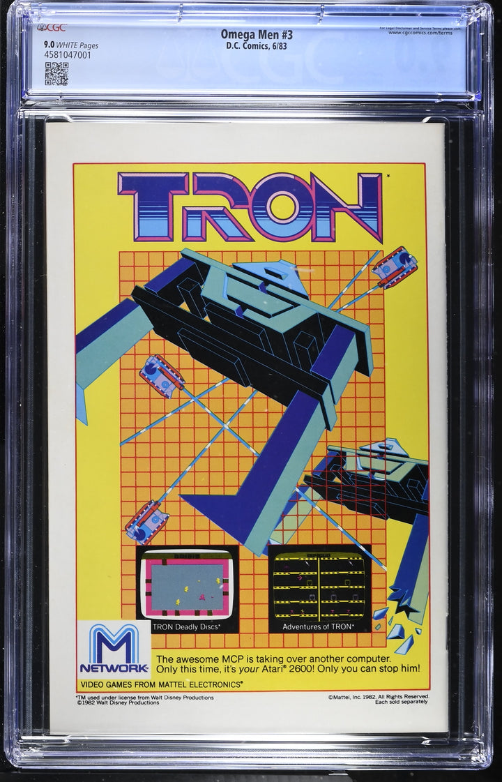 Omega Men #3 CGC 9.0