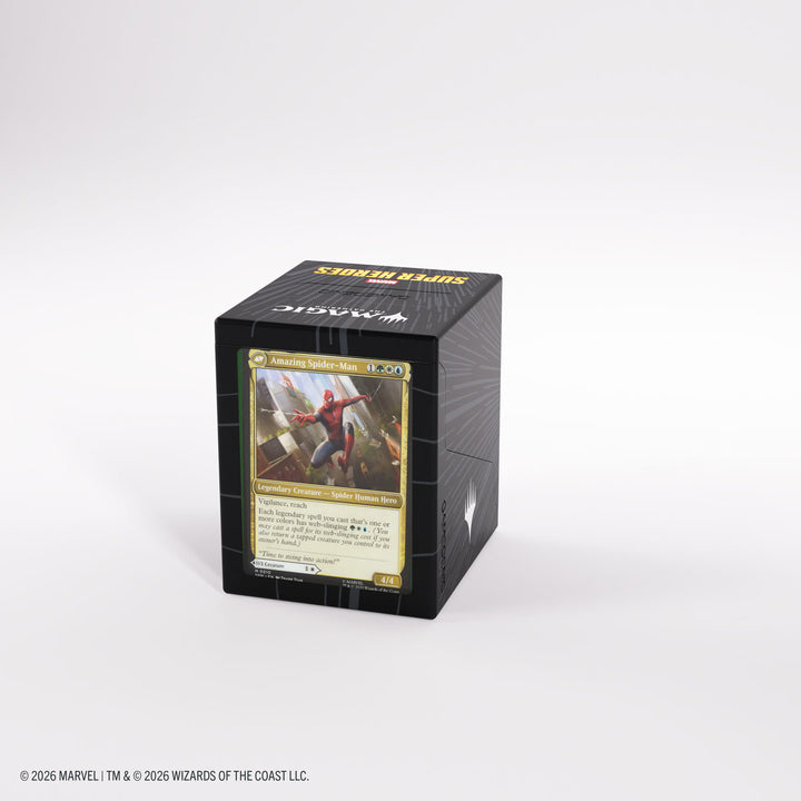 Magic: The Gathering: Marvel Super Heroes: Bastion 100+ XL Deck Box - Comic Burst Black
