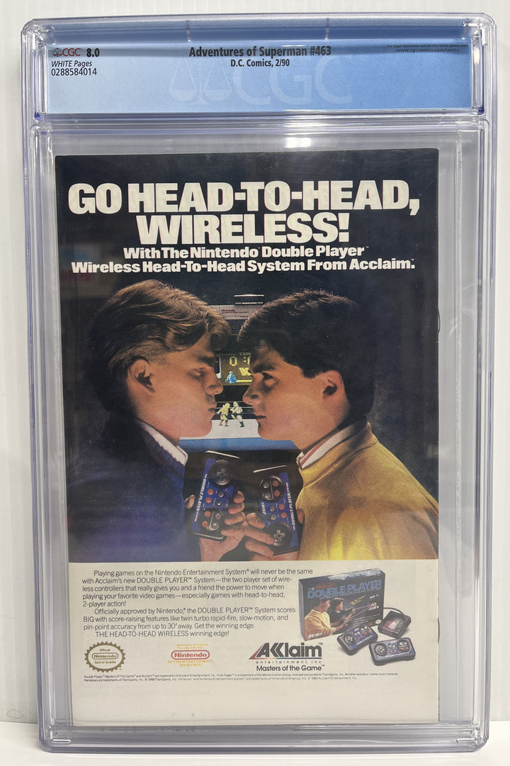 Adventures of Superman #463 CGC 8.0