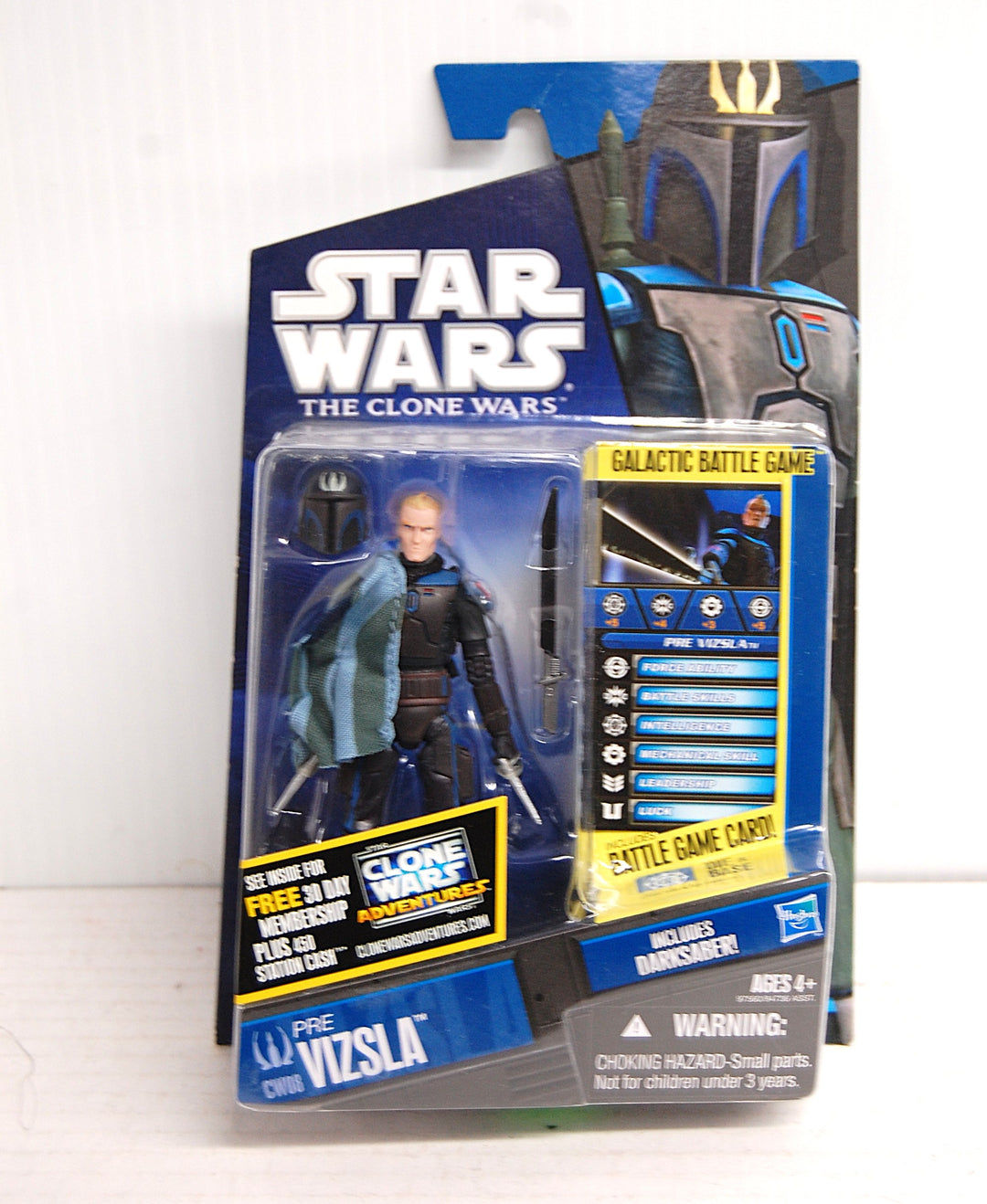 Star Wars Clone Wars Pre Vizsla Sealed CW08 Figure